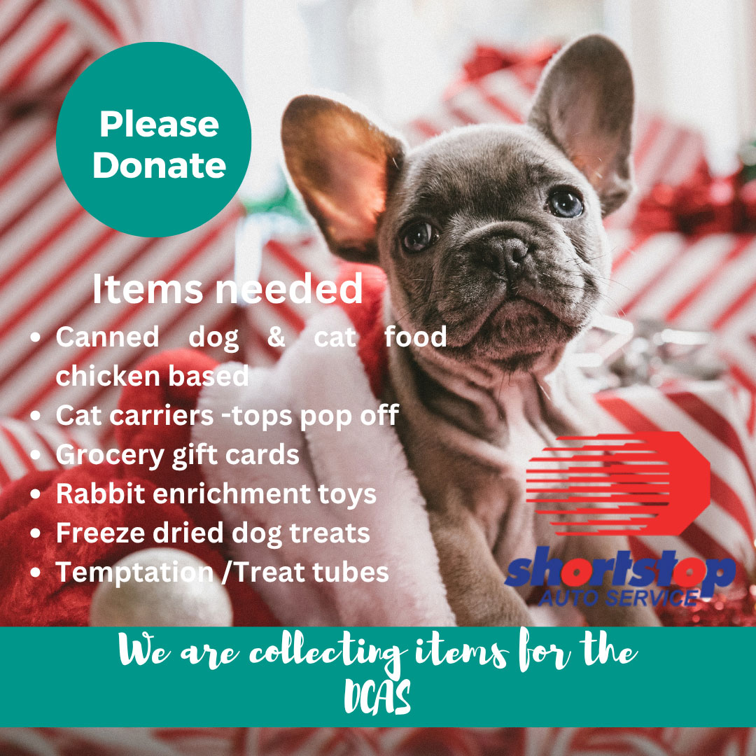 Please donate items to the DCAS